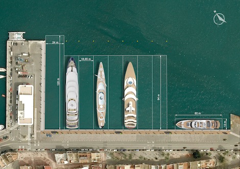 Image for article Ibiza rocks for larger yachts